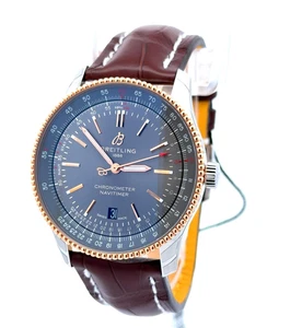Neu Breitling Navitimer Automatik 41 U17326121M1P1 graues Zifferblatt, braun Herrenuhr - Bild 1 von 9