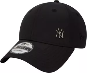Gorra de béisbol negra con logotipo impecable New York Yankees New Era 9Forty - Imagen 1 de 4