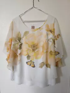 Blusa Amarilla Fhasion Belmoda Premium 3XL 99,9% Poliéster NUEVA - Imagen 1 de 4