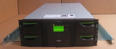 Fujitsu Eternus LT60 S2 FTS:LT60S2KNXU 48-Slot Tape Library Auto Loader 3x LTO-8 - Image 1 of 4