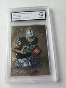 AMARI COOPER 2015 PANINI PRESTIGE ROOKIE PGA 10 GEM MINT RAIDERS BROWNS - Picture 1 of 2