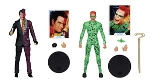 2er Set DC Build A Megafig Batman Forever Riddler + Two Face (Nightmare Bat BAF) - Bild 1 von 9