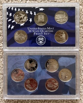 2008 & 2009 Proof State Quarter Sets - Last Two Years Of Them - Image 1 of 2