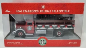 CORGI 2003 STARBUCKS Holiday 1940's MACK LJ Delivery Truck 1:50 Scale #2 Series - Picture 1 of 19