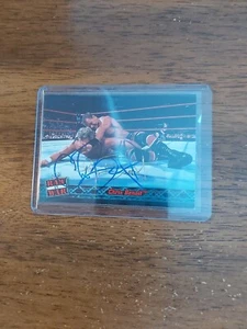 2001 Fleer Raw Is War WWF Wrestling Chris Benoit Hand Signed Card #43 - Picture 1 of 2