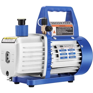 110V 1/4 HP 3,5 CFM Air Vacuum Pump HVAC with with Oil Bottle ETL Listed - Picture 1 of 7