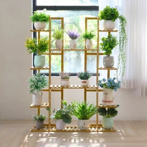 Bamboo Plant Pot Stand for Indoor and Outdoor SKU 35008 - Picture 1 of 7