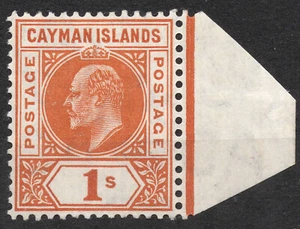Sg: KY 12 Mi:KY 12 1905 1 Shilling CAYMAN ISLANDS King Edward VII , MNH - Bild 1 von 2
