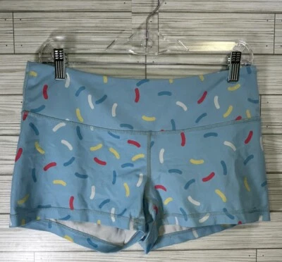 Feed Me Fight Me Limited Edition Donut Sprinkle Shorts Sz Med Blue Multi Color - Image 1 of 4