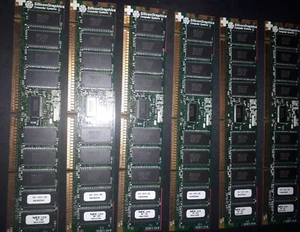 192MB Silicon Graphics 32MB x 6 PC100 030-0876-002 ECC Unbuffered 168-Pin DIMM - Picture 1 of 7
