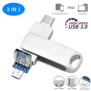 USB 3.0 Typ C Stick 2TB 1TB OTG Flash Drive Speicherstick für Android Samsung - Bild 1 von 8