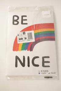 David Shrigley Geschirrtuch (F4R) Be Nice Rainblow (JSF6) Daunenwäsche mit dritter Schublade - Bild 1 von 4