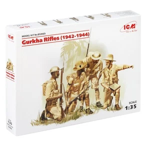 ICM 35563 Scale model kit figures 1:35 Gurkha Rifles (1942-1944) - modelling kit - Picture 1 of 24