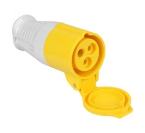 DBG 240.084 16A 110V 2P+E 3-polige Inline-Steckdose (IP44) - Bild 1 von 1