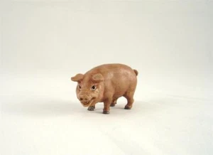 Franz Bergmann Vienna Brass STANDING PIG Cold Painted Bronze Bergman Austria - Picture 1 of 6