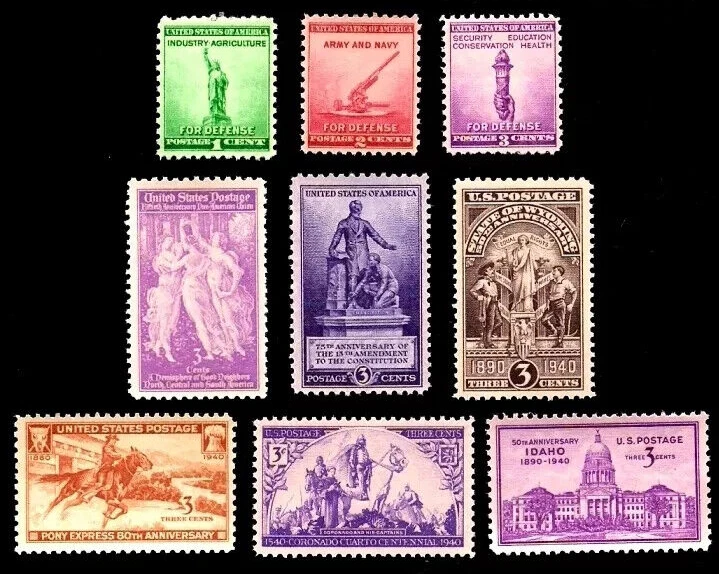 1940 YEAR SET OF MINT -MNH-OG-XF-- VINTAGE U.S. POSTAGE STAMPS - Image 1 of 1
