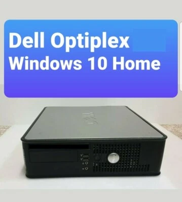 Windows 10 Home DESKTOP Dell 4gb RAM 320GB HDD wifi Office READY PC - Image 1 of 2