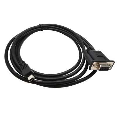 6FT Mini USB 2.0 Male to RS232 DB9 9 Pin Female Cable DB9 9pin To Mini USB 5pin - Image 1 of 4