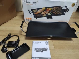 Bestron Barbecue Elettrico da Tavolo, Piano Barbecue Plancha/Teppanyaki con Antiaderente - Foto 1 di 8