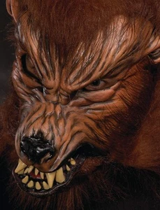 SNARLING WEREWOLF LATX MASK WITH FUR ZAGONE DESIGN - Picture 1 of 1