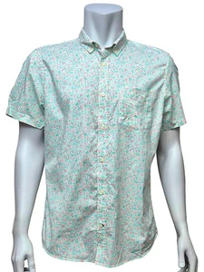 Top camicia uomo GAP bella multicolore manica corta con bottoni cotone colletto - Foto 1 di 2