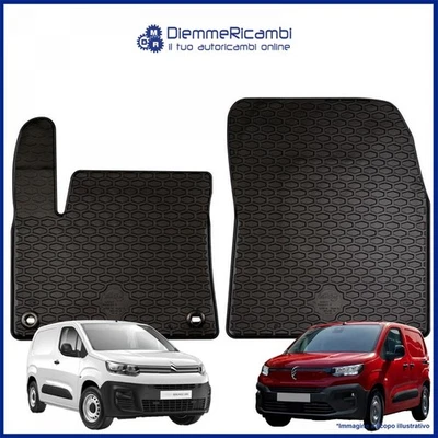 Tapis - de Caoutchouc 3D TPE Noirs Pour Citroen Berlingo III Van 18>24 -24> - Photo 1/4