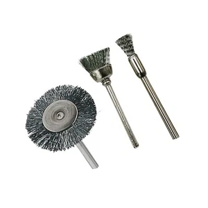 Wire Brush Power Tool With Rod 3Pcs/Set Brushes Polishing Rust Removal - Picture 1 of 12