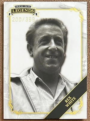 2009 Press Pass Legends Gold #36 Rex White /399 NASCAR Racing Numbered Parallel - Image 1 of 2