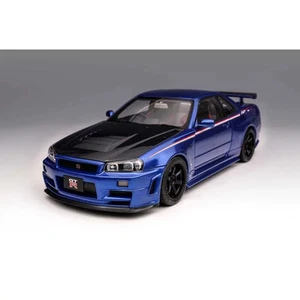 MOTORHELIX 1/18 Nissan Skyline GT-R R34 Nismo Custom Carbon Bonnet Bayside B - Imagen 1 de 3