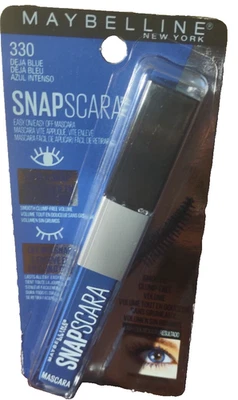 Maybelline 330 Deja Blue Snapscara Easy On Easy Off Washable Mascara-=NEW-SHIP24 - Image 1 of 4