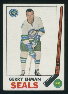 1969-70 Topps Hockey #83 GERRY EHMAN California/Oakland Seals MID-GRADE - Image 1 of 2