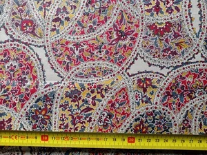 PAOLO & ALESSANDRA - JAPANESE TANALONE Liberty  cotton approx 33 x 30cm - Picture 1 of 3