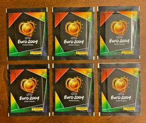 (6x) Panini EURO 2004 UEFA Portugal Official Stickers Sealed Packs Ronaldo? - Picture 1 of 1
