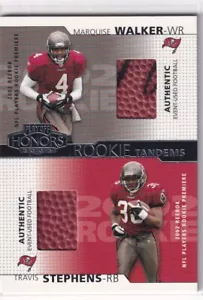 2002 Playoff Honors - Marquise Walker / Travis Stephens #RT-2 (MEM,RC) - Picture 1 of 2