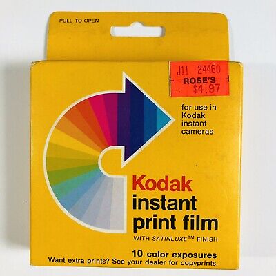 Kodak Instant Print Film Color PR10 New Old Stock Expired 03/1980 VINTAGE SEALED • 45.20€