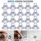 Car Sunshade Casement Suckers Pads Set Of 20 Clear Plastic Rubber Suction Cups
