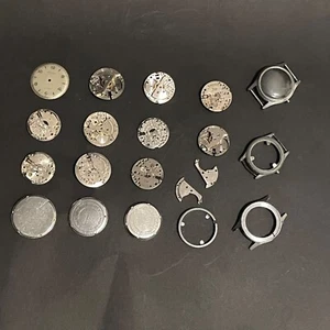 Vintage Watchmaker’s Lot – AS1187/1194 Movements, Cases & Bertmar Dial Parts - Picture 1 of 8