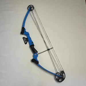 Genesis Compound Bow Archery Blue & Black Right-Handed RH - Picture 1 of 18