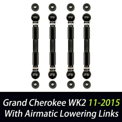 Kit de eslabones reductores de suspensión neumática para Jeep Grand Cherokee WK2 2011-2015 Foto 1 de 4