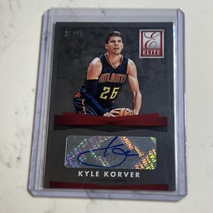 2015-16 Panini Donruss Elite Signatures Silver /99 Kyle Korver #ES-KK Auto - Picture 1 of 2
