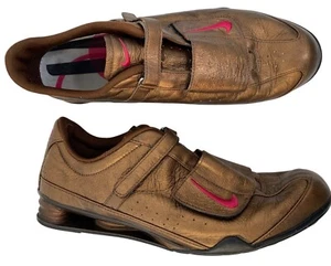 RARE Vintage Nike Womens Rival V Metallic Bronze Leather Sneakers Size 11 Shox - Bild 1 von 11