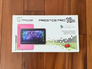 Prestige Pro 10 Visual Land Android Tablet 1.2 GHZ Dual Core Processor 16 GB Mem - Picture 1 of 3