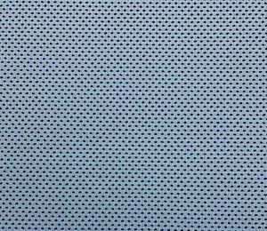 BALLARD DESIGN NEVERVES AZZURRO Blu InsideOut® TESSUTO A RIGHE A POIS DA CANTIERE 57"W - Foto 1 di 5