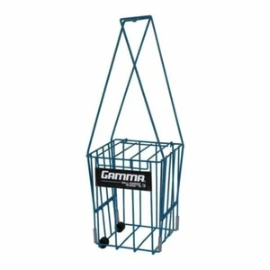 Gamma Ball Hopper Hi-Rise 75 with Wheels (Blue) Holds Up to 75 Tennis Balls - Picture 1 of 2