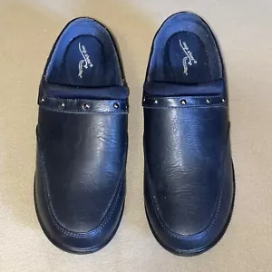 Easy Street Comfort Wave Women’s Shoes Mules Slides SZ 10M Navy Blue NWOT #2 - Picture 1 of 9