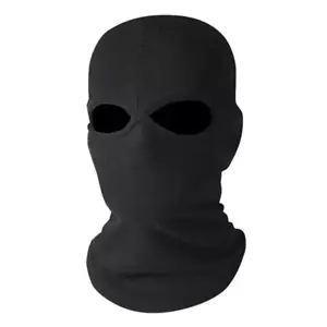 BALACLAVA FACE MASK Lightweight full ski hood black tactical breathable stretchy - Picture 1 of 4