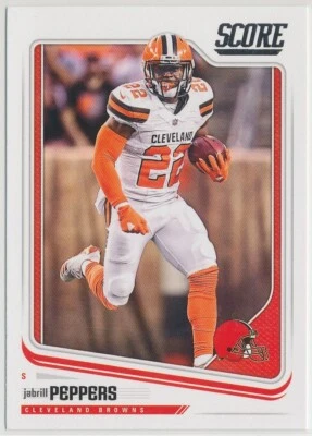 2018 Panini Score Football Jabrill Peppers #74 Cleveland Browns - Image 1 of 2