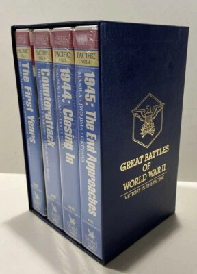 Great Battles of World War II, Victory In the Pacific 4x VHS SET, Reader's Diget - Image 1 of 4