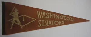Alter Vintage Antik 1940er Washington Senators Baseballwimpel *H539 - Bild 1 von 2
