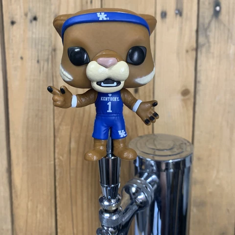 Kentucky Wildcats Tap Handle For Beer Keg NCAA Basketball Football Mascot UK Cover